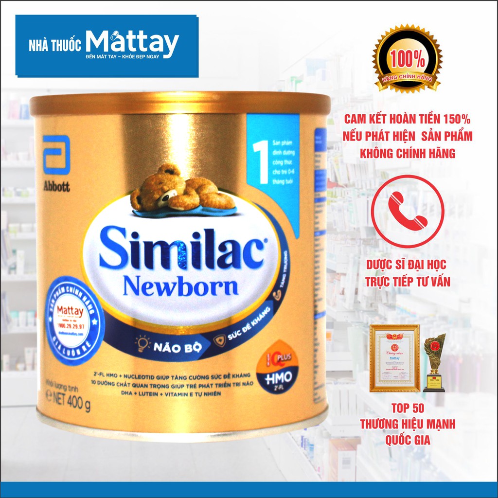 ✅  Sữa Similac Newborn IQ HMO 400g ❤️