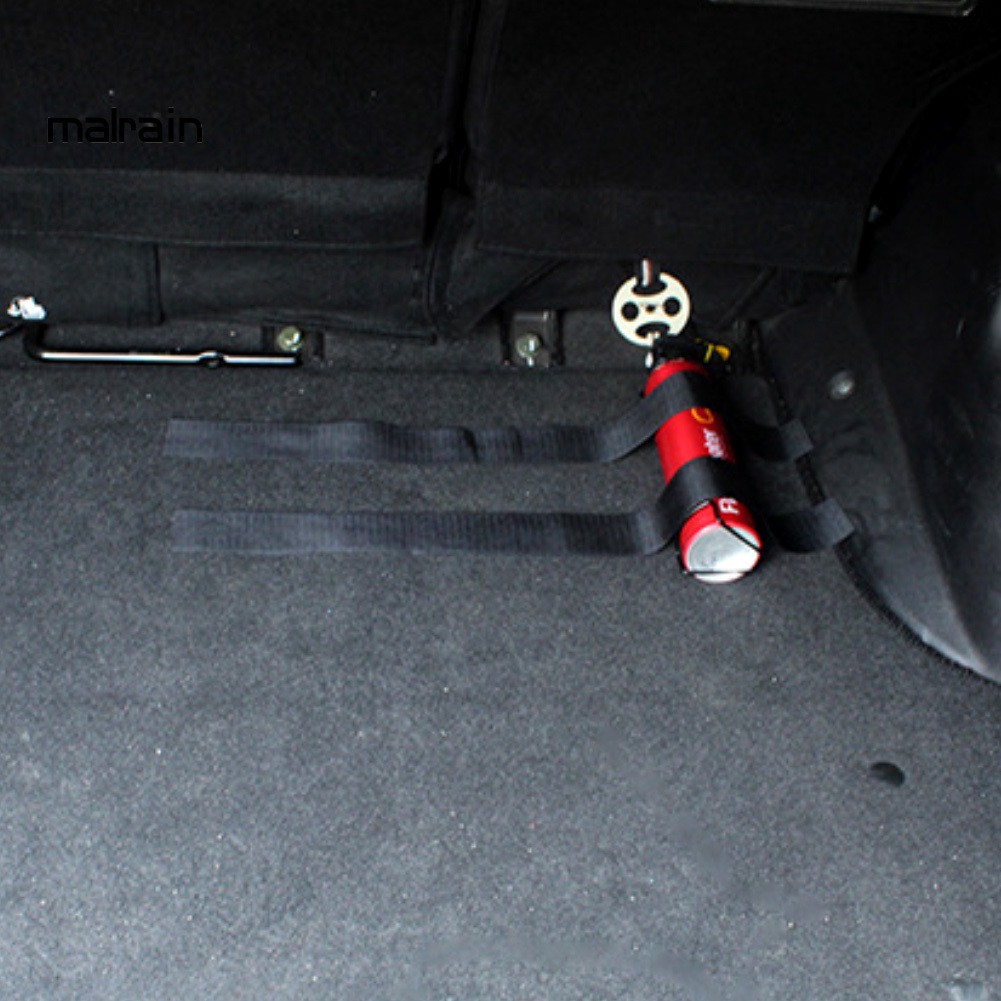 Set 2 Dây Dán Cố Định Bình Chữa Cháy Trên Xe Ô Tô Tiện Dụng