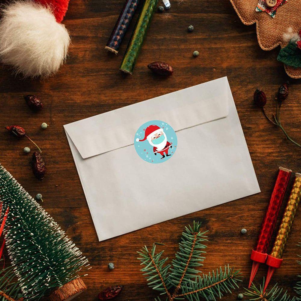 LET Bộ 500 Sticker Dán Trang Trí Hộp Quà Giáng Sinh