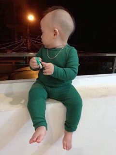 Bộ bozip cho bé trai/bé gái (giao màu ngẫu nhiên)