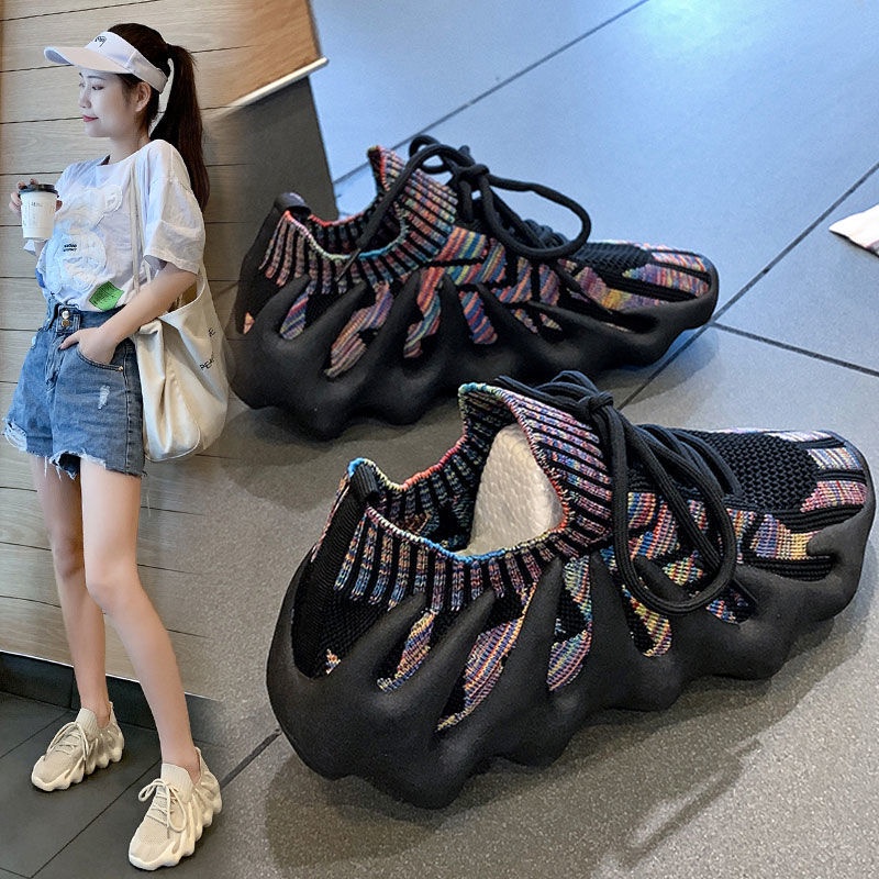 Jiashucheng Giày Thể Thao Chạy Bộ Phối Lưới Thoáng Khí Trọng Lượng Nhẹ Thời Trang Mùa Hè Cho Couple