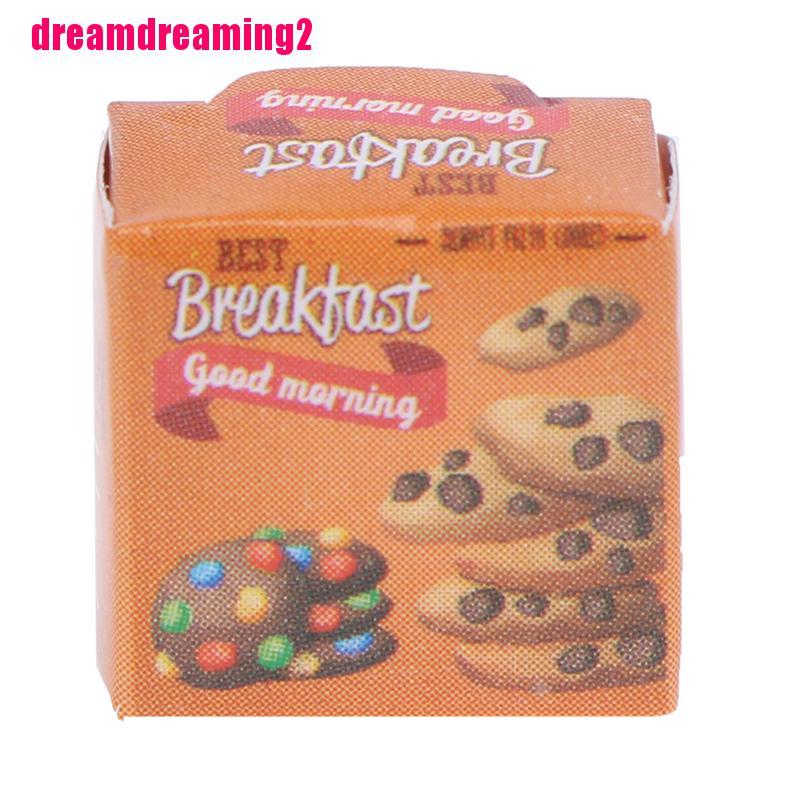 Bộ 6 Mô Hình Hộp Thức Ăn Và Nước Uống Tỉ Lệ 1 / 12 Trang Trí Nhà Búp Bê