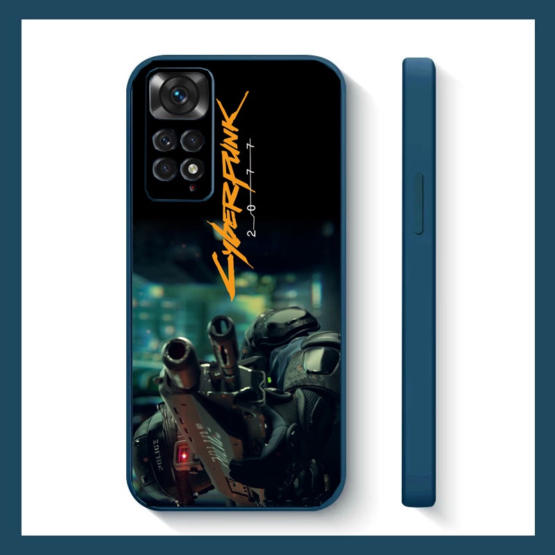 Ốp Điện Thoại Silicone Mềm Hình Cyberpunk Cho Xiaomi Redmi Note 11/4G 5G 11S Note 11