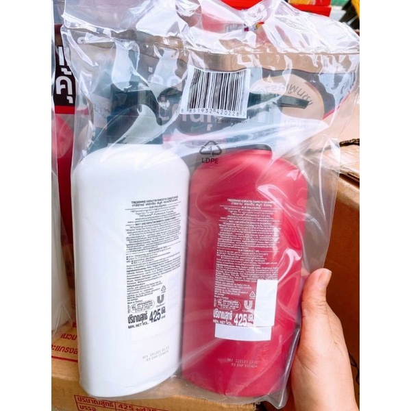 0Combo Dầu Gội, Dầu Xả TRESEMME Salon Rebond Cho tóc hư tổn