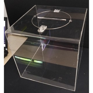 Thùng phiếu, hòm phiếu, hòm bốc thăm mica trong vuông các cỡ