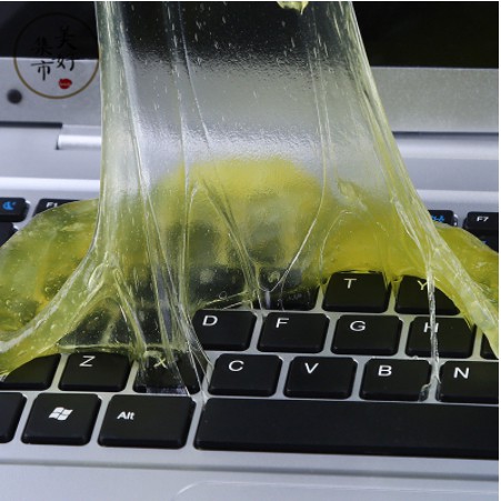 Keo Gel Silicon Dẻo hút bụi Vệ Sinh nội thất cửa gió cần số xe hơi ô tô táp lô vô lăng tay nắm cửa