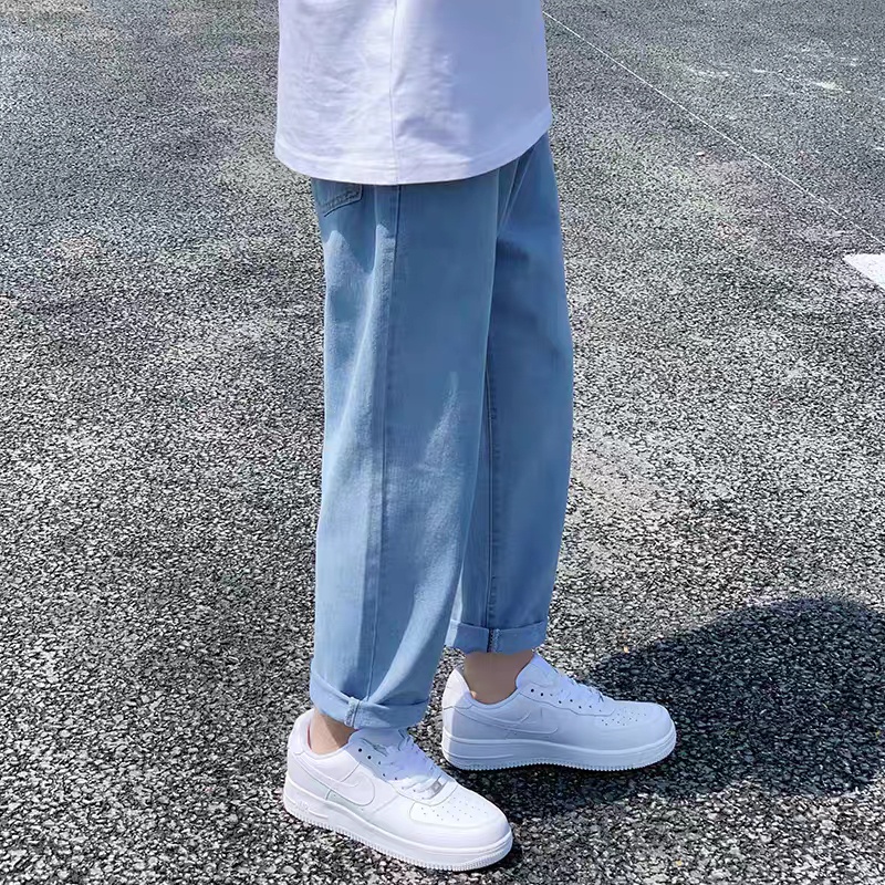 quần jean baggy jeans nam ống suông rộng phong cách bụi style hàn quốc TR01 PATADOSHOP