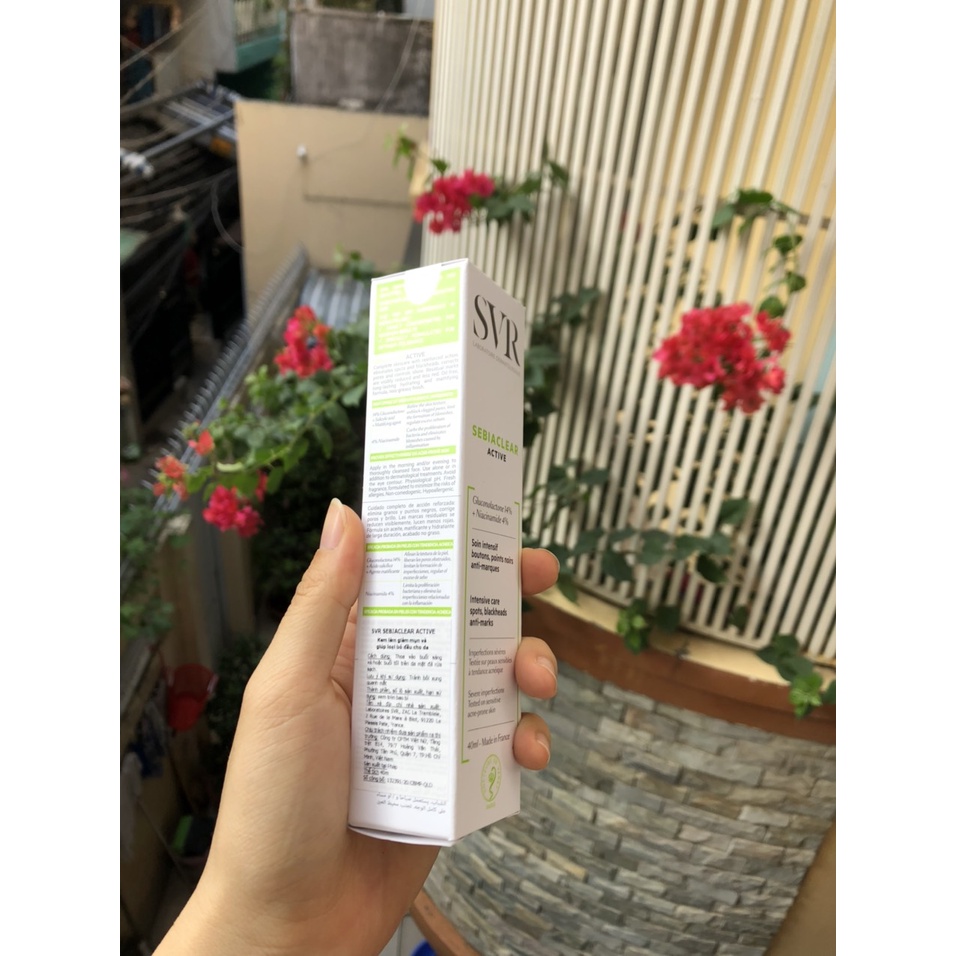 {CHÍNH HÃNG} Kem dưỡng SVR Active giảm mụn 40ml