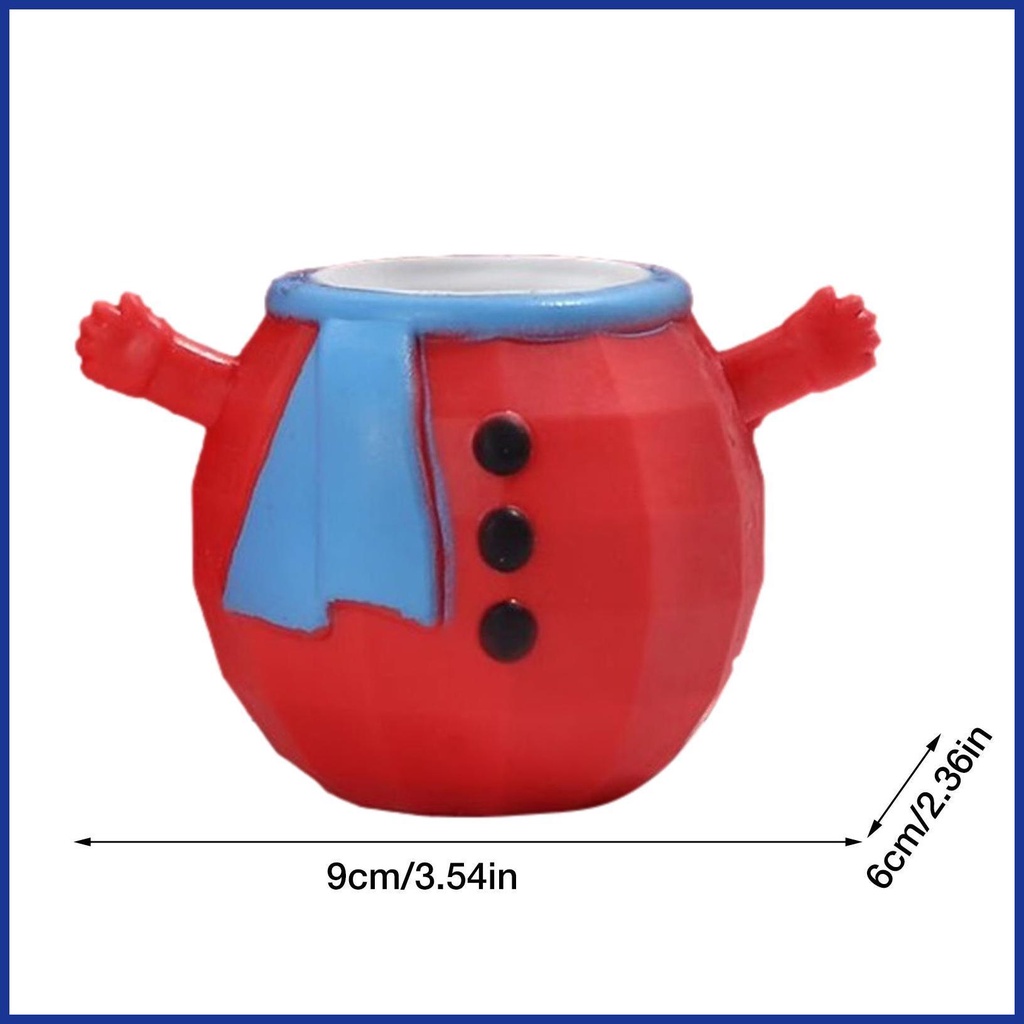 Con Quay Đồ Chơi Fidget Spinner BằNg Cao Su MềM MạI, HìNh Ông Già Noel Cho NgườI LớN