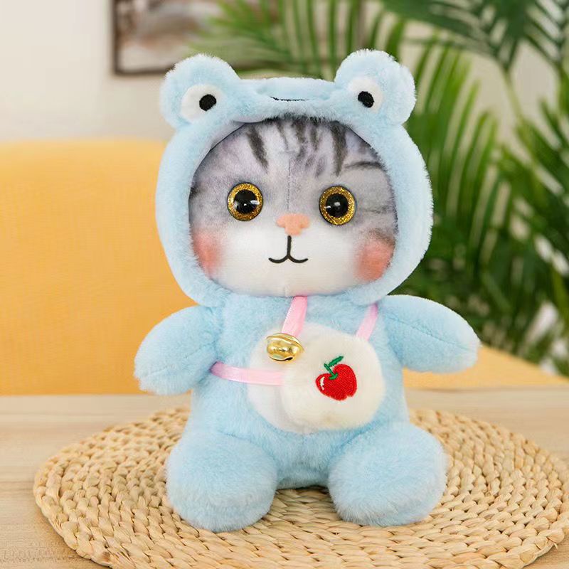 Thú Nhồi Bông Hình Mèo Dễ Thương Cho Bé