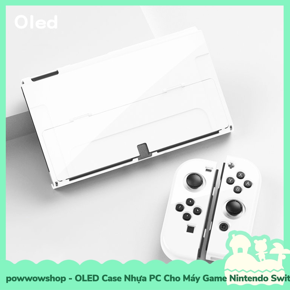 [Sẵn VN - Hỏa Tốc] OLED (Gắn Dock Được) Case Ốp Nhựa PC Cho Máy Game &amp; Dock Nintendo Switch OLED Phong Cách Đơn Sắc