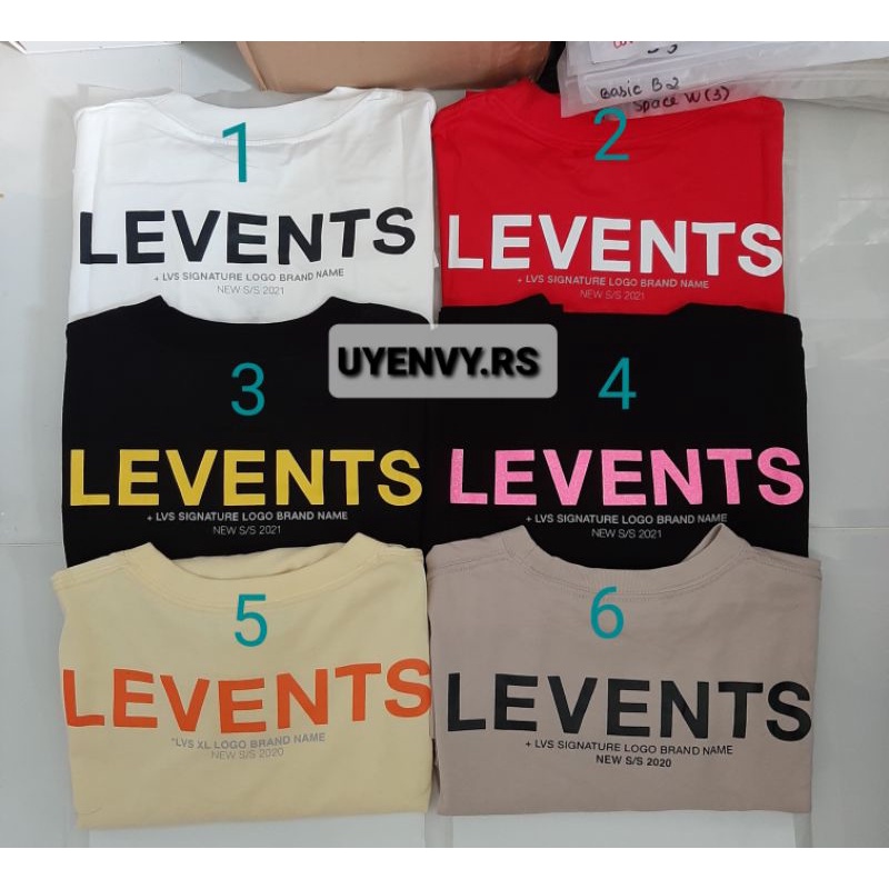 ÁO THUN XL LOGO LEVENTS [ Hàng chính hãng]