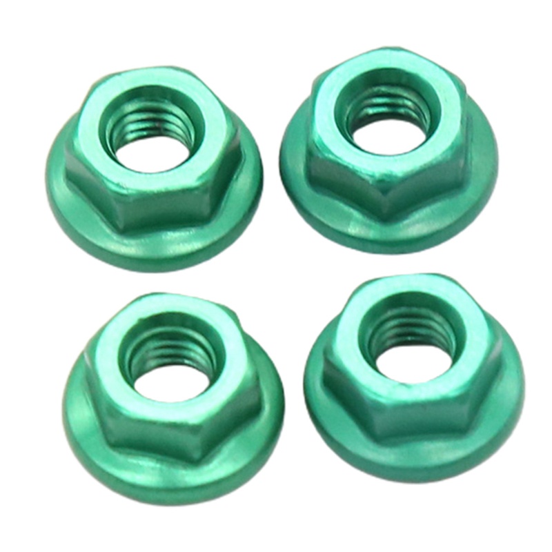 Bộ 4 Đai Ốc M4 Bằng Hợp Kim Nhôm Cho Xe Điều Khiển Từ Xa 1 / 10