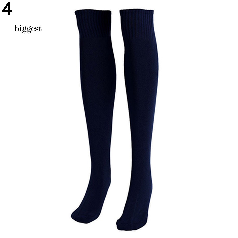 ☆Túi Xách Cỡ Lớn Thiết Kế Giản Dị Thời Trang☆Vớ Thể Thao Dài Đến Đầu Gối Màu Trơn Dành Cho Nam Nữ Chơi Bóng Đá Bóng Bầu Dục Khúc Côn Cầu