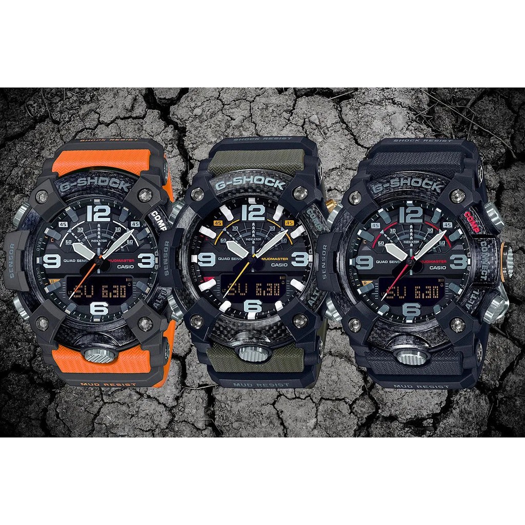 Đồng Hồ Casio Nam Dây Nhựa GSHOCK GG-B100-1ADR Chính Hãng