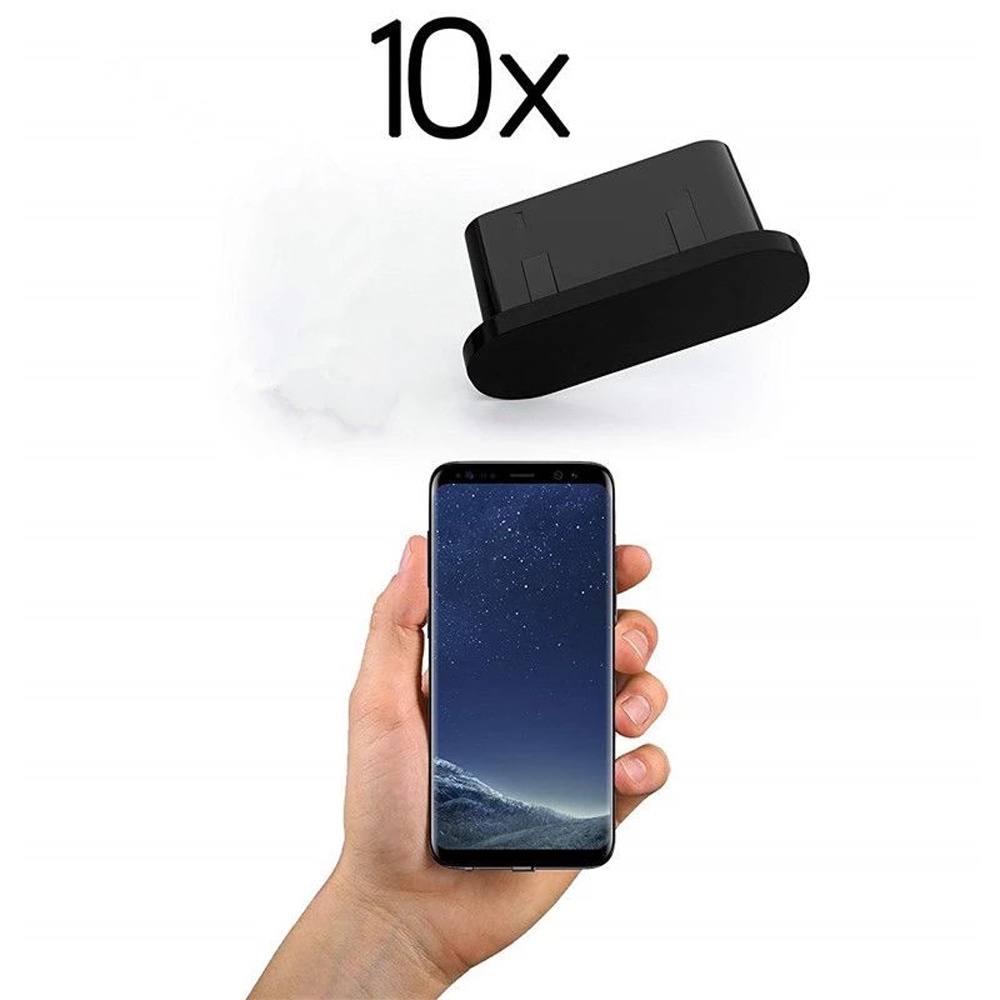 Nút bọc Silicone chống bụi cho cổng cắm USB Type-c cho Samsung Huawei màu sắc