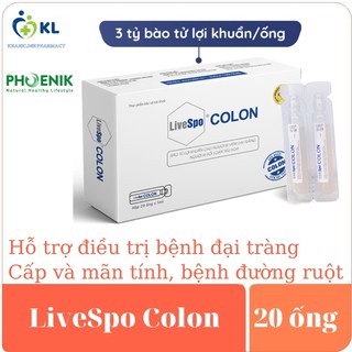 Livespo Colon - Bào tử lợi khuẩn giúp cân bằng hệ vi sinh đường ruột , hỗ trợ điều trị bênh đại tràng cấp và mãn tính