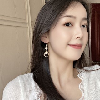 🌸 Khuyên Tai Nữ Dài Gắn Đá Cao Cấp