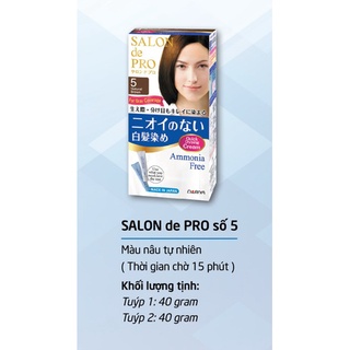 Thuốc nhuộm tóc phủ bạc Nhật Bản Salon de Pro