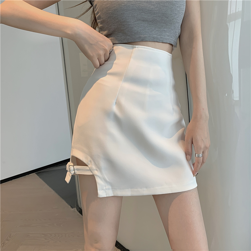 Hollow Sexy Slim FitAWord Package Hip Skirt