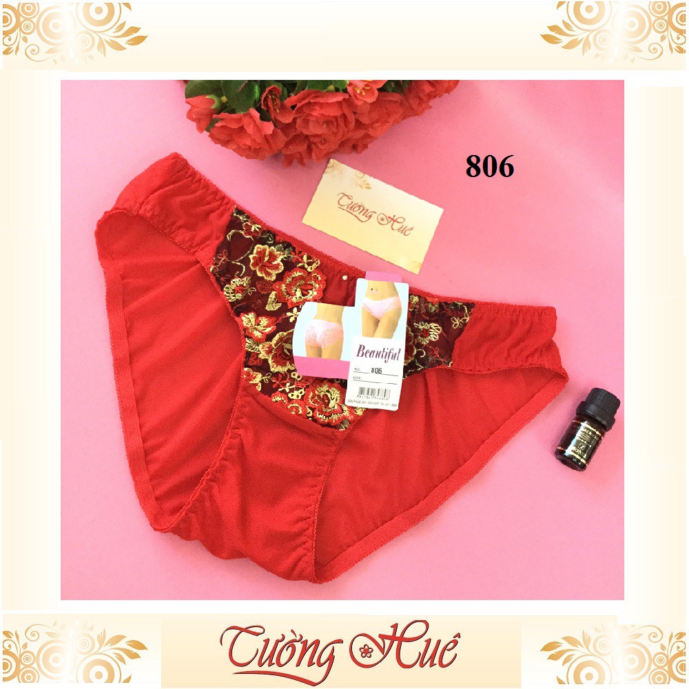 Quần lót nữ Beautiful 806 quần lót ren lưới cỡ lớn 2XL.