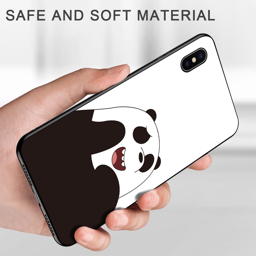 Infinix Hot 9 Play Hot 8 Smart 4 S5 Lite S5 Pro NOTE 7 X650 X650C CC7 X652 X653 X690 X680 For Soft Case Silicone Casing TPU Cute Cartoon Lovely Brown White Stupid Bear Phone Full Cover simple Macaron matte Shockproof Back Cases
