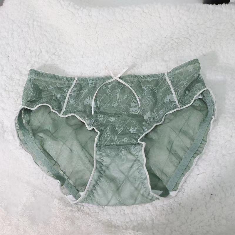 AOWEINISI Quần lót nữ ren nữ 40-65kg Có thể mặc