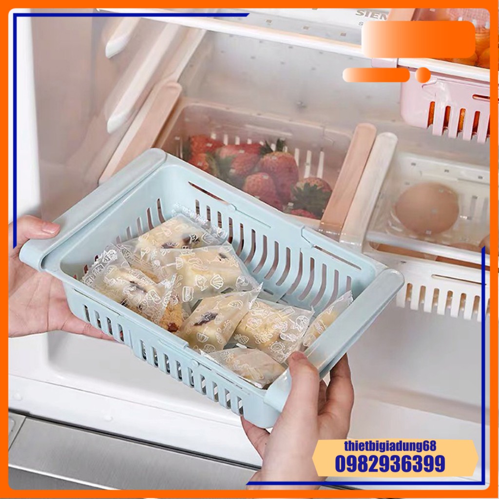 Rổ kẹp tủ lạnh - Rổ đựng đồ tiện lợi trong tủ lạnh - Rổ gấp gọn thông minh – Khay nhựa tủ lạnh đa năng