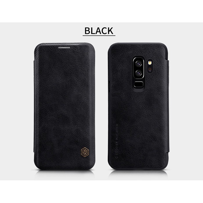 Bao da Galaxy S9 Plus Nillkin Qin Leather - tặng dán lưng Carbon