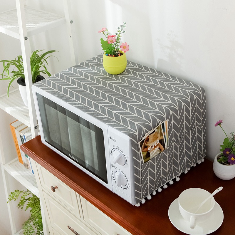 Vỏ Bọc Lò Vi Sóng Chống Bụi Tiện Dụng Cho Nhà Bếp