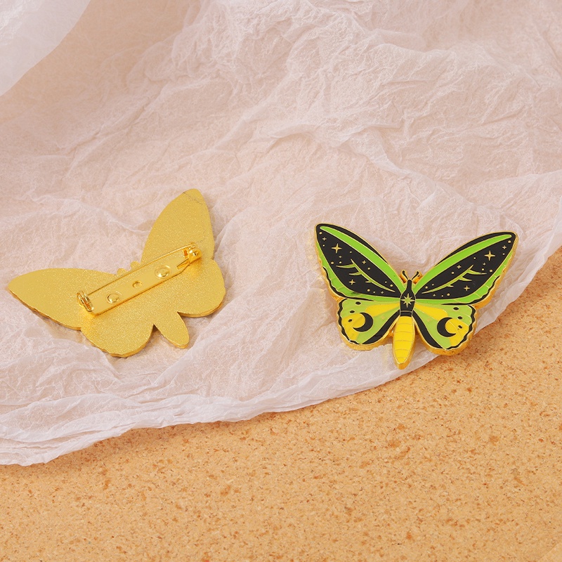 Ghim Cài Áo Hình Bướm Hoạt Hình Dễ Thương