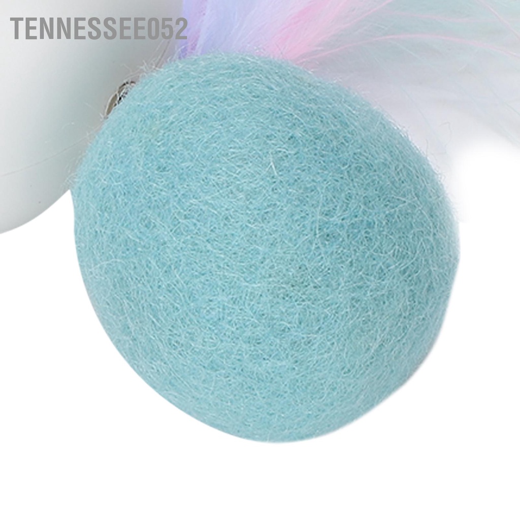 Tennessee052 Cần câu bằng len Loại cần điện tự động Mèo Teaser Stick Lông thú cưng Đồ chơi với Catmint