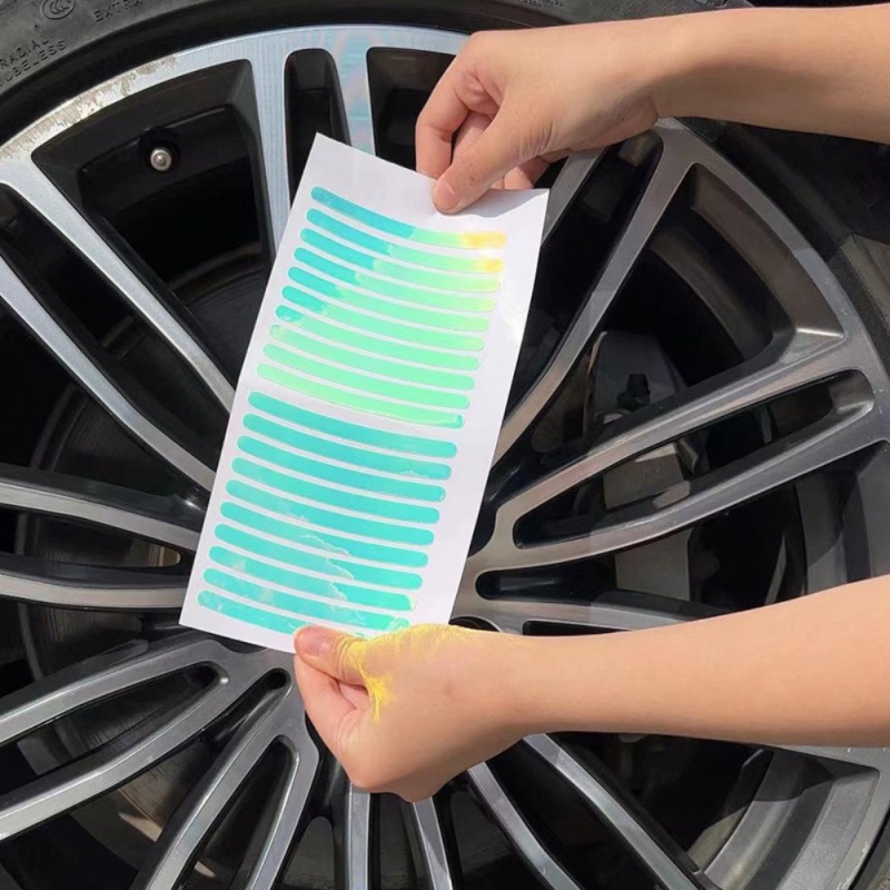 Xe Ô Tô Phản Quang Dán Nhiều Màu Dạ Quang Bánh Xe Dán Phản Quang Cảnh Báo Miếng Dán Chống Va Chạm Dán Cá Tính Sáng Tạo Xe Máy Xe Đạp Điện Xe Ô Tô dạ Quang Dán
