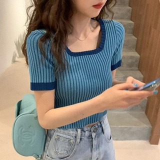 áo dệt kim cổ vuông còn màu tím ip gửi hình thật