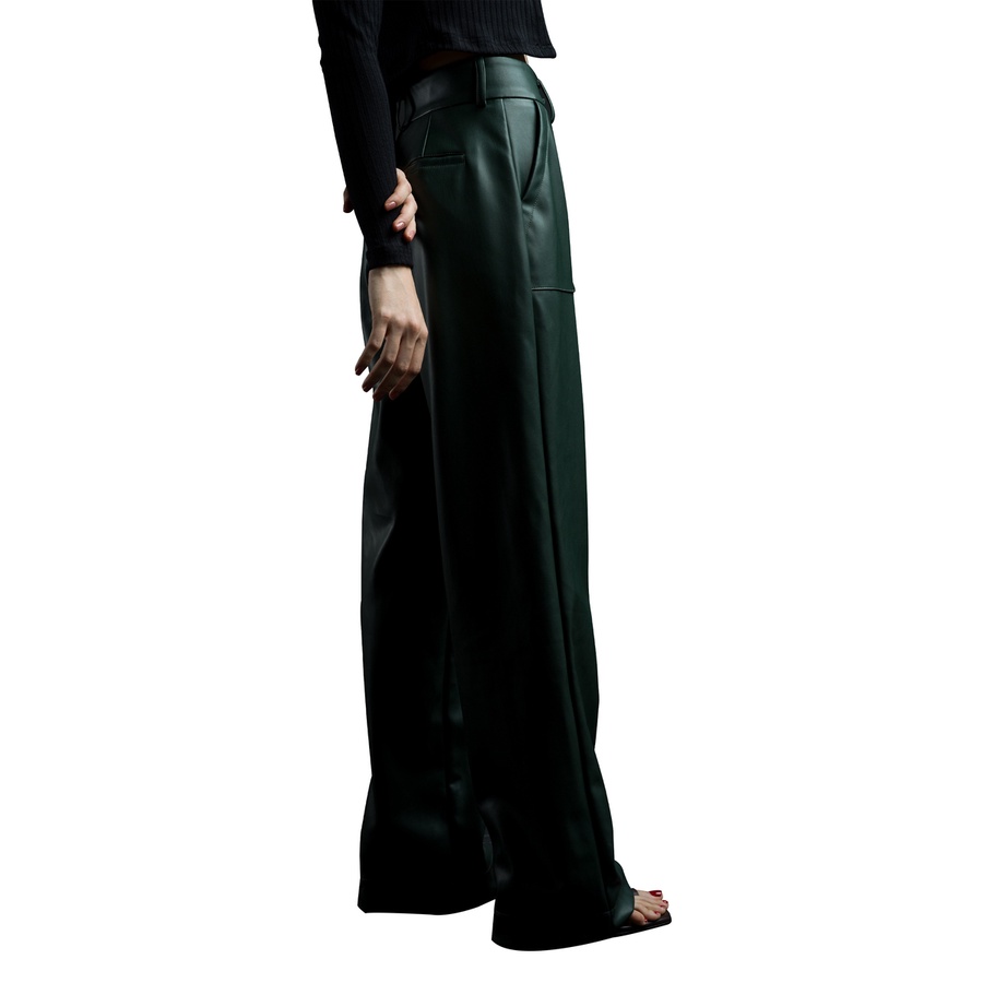 Là min - Quần Leather Trousers