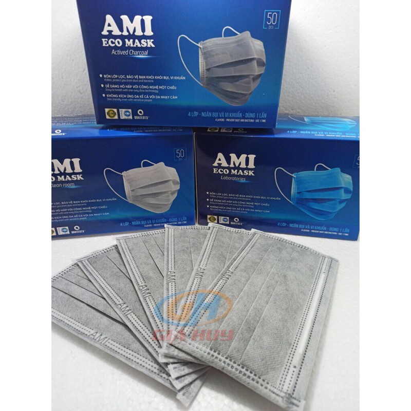 Khẩu trang ami 4 lớp kháng khuẩn | BigBuy360 - bigbuy360.vn