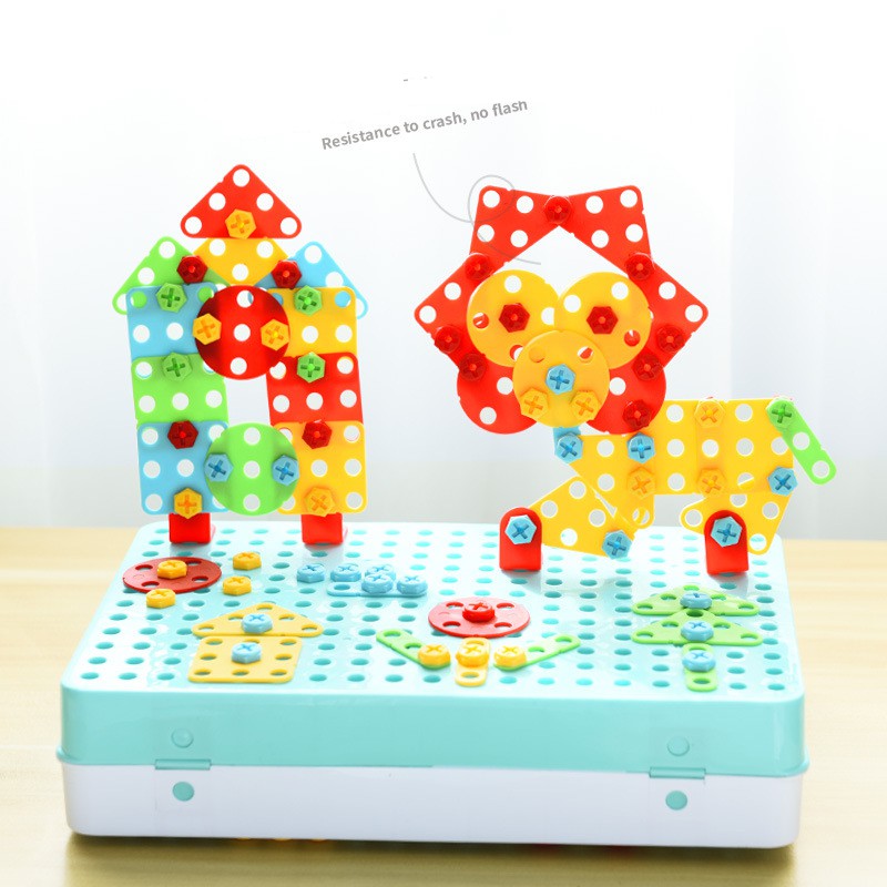 Bộ Đồ Chơi Ốc Vít Tự Lắp Ghép Cho Bé