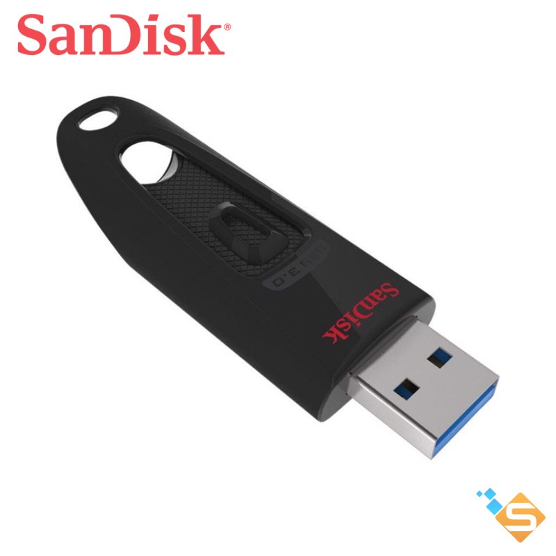 USB 3.0 SanDisk Ultra Flash Drive CZ48 128GB 64GB 32GB 16GB Upto 100MB/s (Đen) - Bảo Hành Chính Hãng 5 Năm