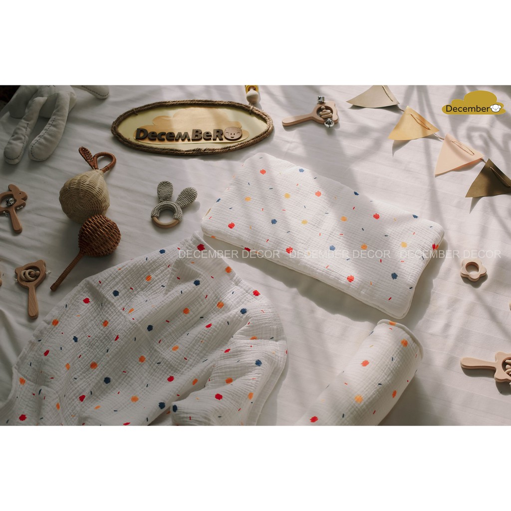 GỐI XÔ HÀN QUỐC CHO BÉ HOẠ TIẾT VẨY SƠN