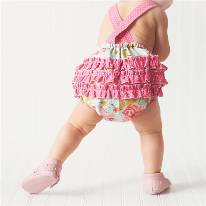 ღ♛ღNewborn Baby Girl Floral Ruffles Romper Bodysuit Jumpsuit Outfit Sunsuit Clothes