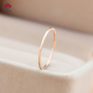 Nhẫn titan kiểu dáng đơn giản cho cặp đôi