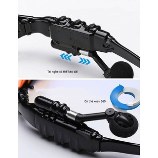 Mắt kính Bluetooth Sport Grown Tech V4.1 AT120 (Đen) Thiết kế đẳng cấp tích hợp tính năng nghe nhạc