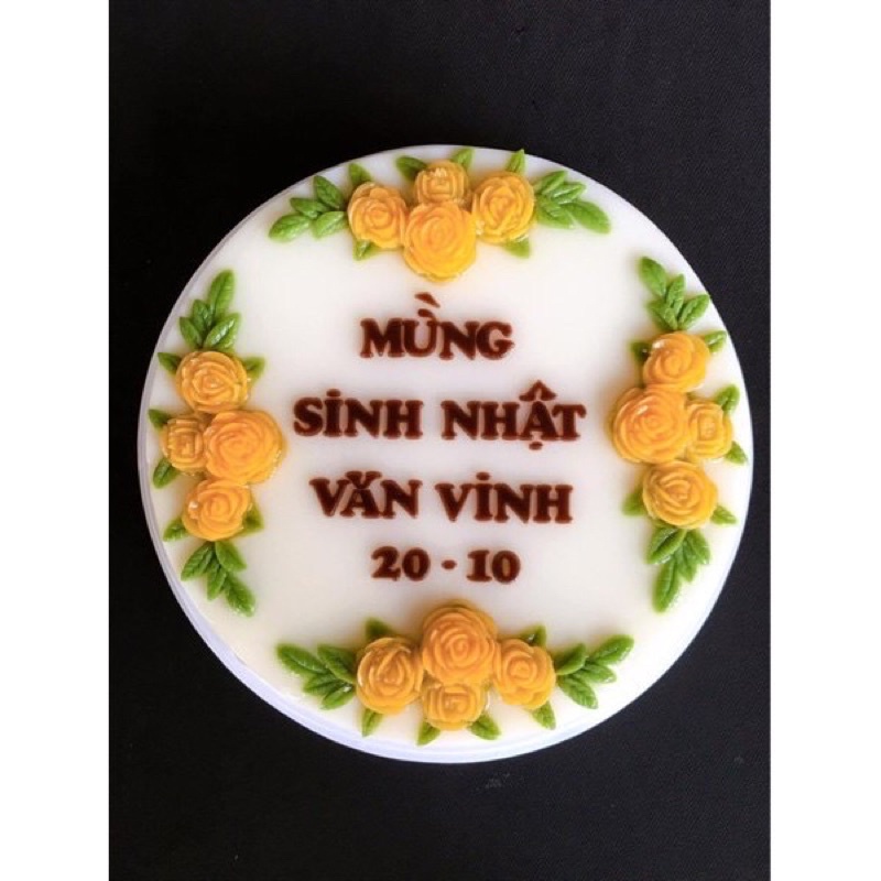 Khuôn Silicon Chùm hoa hồng có lá