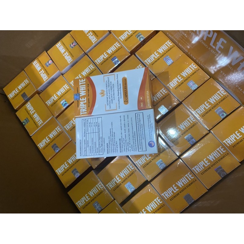 Viên uống trắng da Triple White | Thế Giới Skin Care