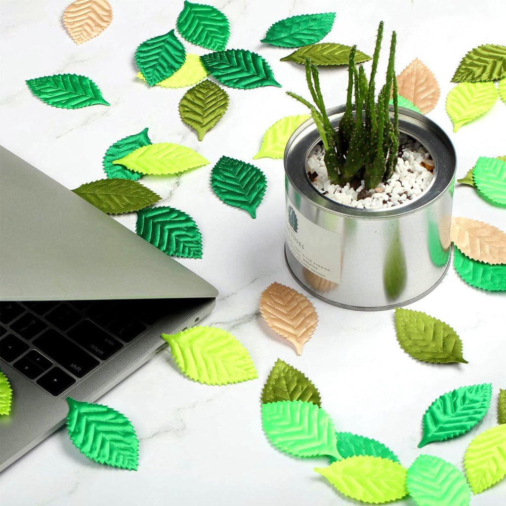 Set 100 Lá Giả Bằng Vải Trang Trí Tiệc Cưới