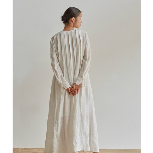 Váy đầm nữ Linen thiết kế dáng suông Gemmi Fashion, DK8368