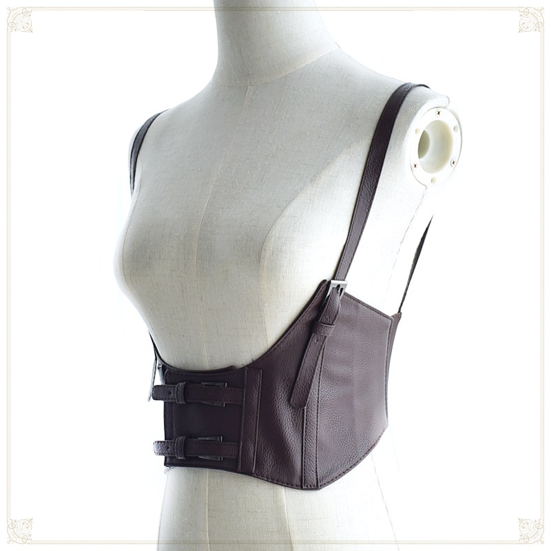 Đai Nịt Bụng Da Bản Rộng Phong Cách Phương Tây Cho Nữ