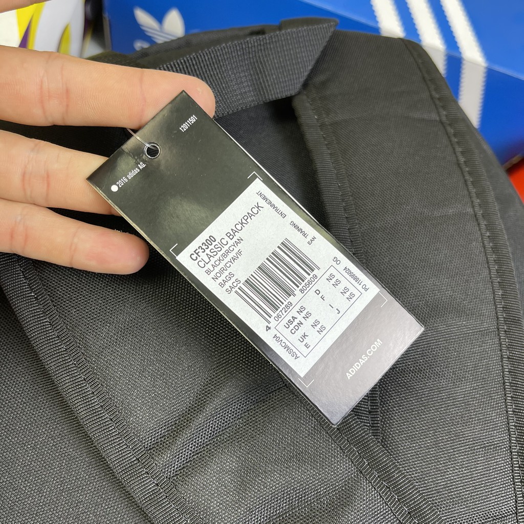 💥  Balo Adidas Classic Performance Backpack Balck - CF3300 | HÀNG XUẤT DƯ XỊN / GIÁ RẺ