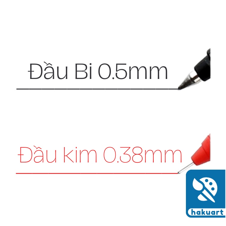 Bút Mực Gel MUJI Ngòi 0.38mm 0.5mm G-101 Đen Đỏ Xanh - Họa Cụ &amp; Văn Phòng Phẩm Hakuart