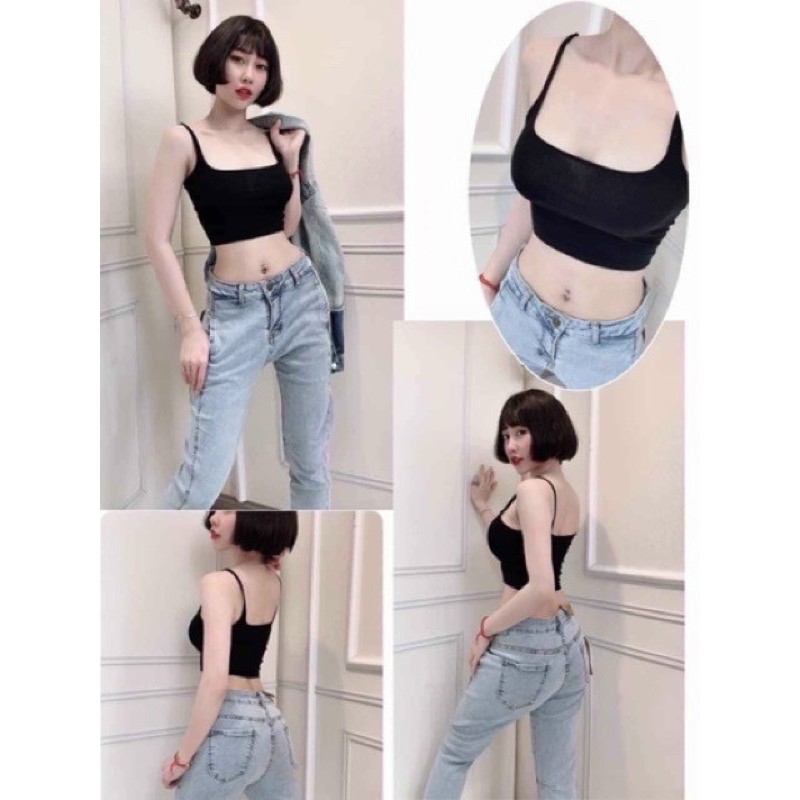 Áo 2 dây porip  hở lưng_cachuashophcm